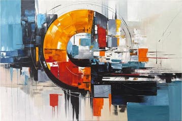 Nguyen Robert (1958) - Le Cycle Éternel 100 150 cm