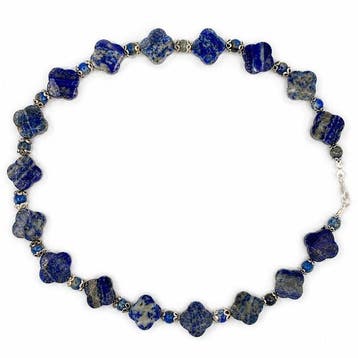 Lapis lazuli - Zilver - Halsketting