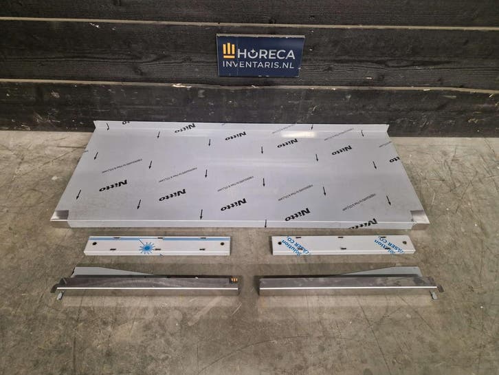 Wandschap | enkel | RVS | 100 cm | horeca, Articles professionnels, Horeca | Mobilier & Aménagement