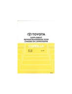 1998 TOYOTA COROLLA (SUPPLEMENT) CHASSIS & CAROSSERIE