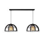 Hanglamp Lucide DIKRA -  - 2xE27 - Zwart -, Verzenden