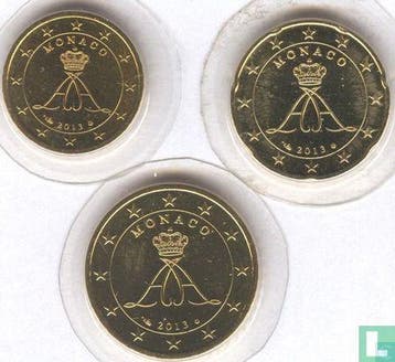 Monaco 10 cent 2013, Postzegels en Munten, Munten | Europa | Euromunten, Verzenden, Monaco, 10 cent, Losse munt