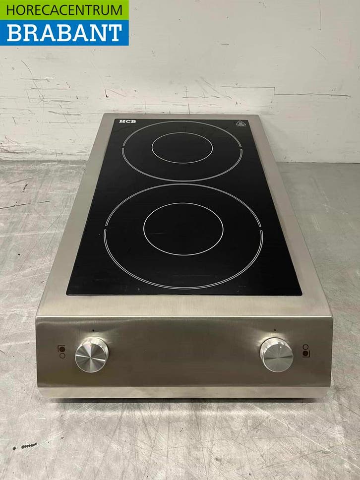 Acier inoxydable Plaque à induction double 7 kW 400V Horeca, Articles professionnels, Horeca | Autre, Envoi
