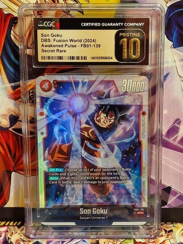 Bandai Graded card - Dragon Ball - Son Goku FB01-139 SCR, Nieuw