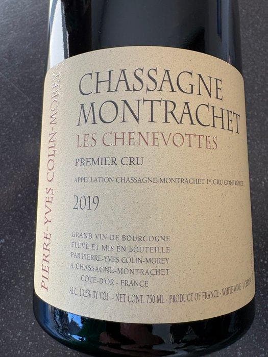 2019 Pierre Yves Colin Morey Les Chenevottes - Bourgogne, Collections, Vins