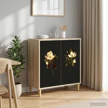 vidaXL Dressoir BREMEN Sonoma 69 x 33 x 75 cm Bewerkt hout, Verzenden