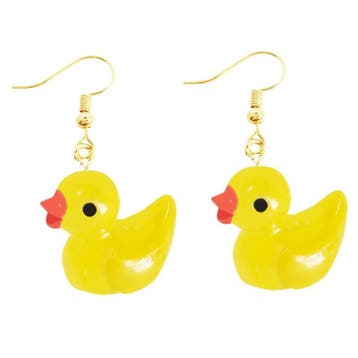 Fako Bijoux - Oorbellen - Badeendjes - Eendjes - Kunststof -, Verzenden