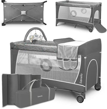 Lionelo Box Grey Scandi | Tweede kansje | OP = OP (reiswieg), Verzenden, Zo goed als nieuw, Rechthoekig, In hoogte verstelbaar
