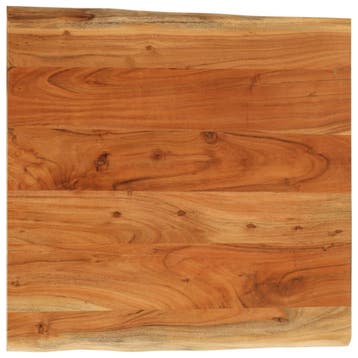 vidaXL Tafelblad vierkant natuurlijke rand 60x60x3,8 cm, Verzenden