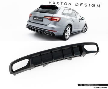 Aggressive Diffuser voor Audi A4 B9 Avant / Sedan S-line, Ophalen of Verzenden