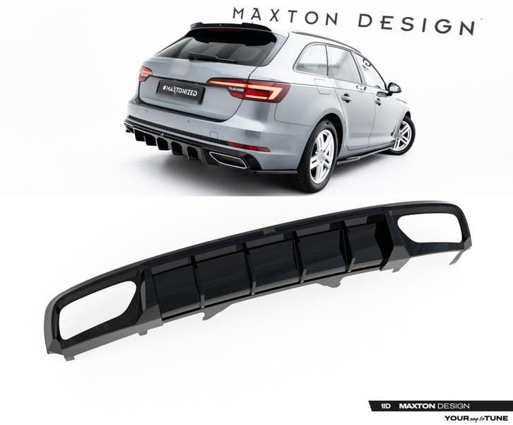Aggressive Diffuser voor Audi A4 B9 Avant / Sedan S-line, Autos : Divers, Tuning & Styling, Enlèvement ou Envoi