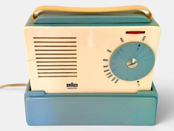 Braun - Exporter 2 (1956) Portable Radio with Original NA 2, Nieuw