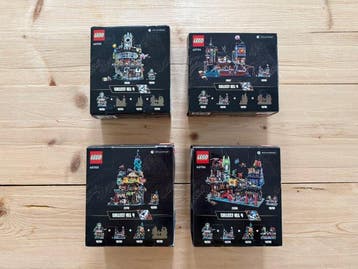 Lego Set - Ninjago - 40703 t/m 40706 - Micro NINJAGO City, Nieuw