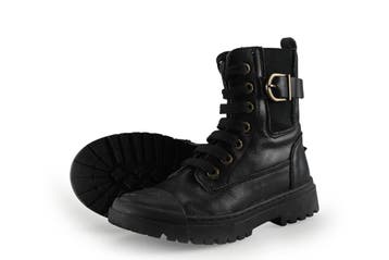 Shoesme Veterboots Meisjes in maat 28 Zwart, Kinderen en Baby's, Verzenden, Jongen of Meisje, Schoenen, Zo goed als nieuw