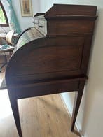Bureau - Eik, Metaal - roltopbureau
