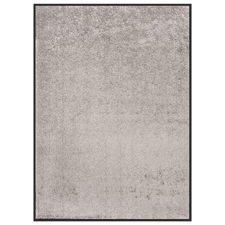 vidaXL Deurmat 60x80 cm grijs, Tuin en Terras, Deurmatten, Nieuw, Verzenden