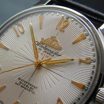 Atlantic Worldmaster PRIMA - 17 Jewels - XXL swiss vintage, Nieuw