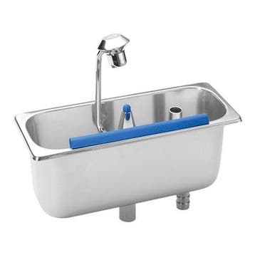 IJslepel Spoelbak  | RVS | Wateraansluiting | Inbouwmodel |, Verzenden