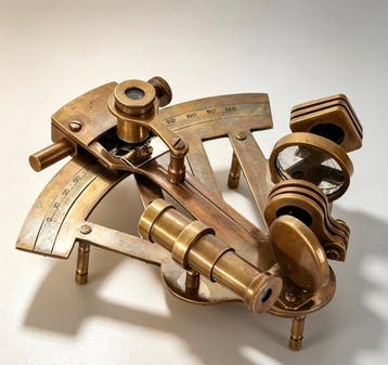 Sextant - Laiton