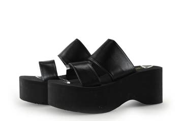 Colors of California Slippers in maat 39 Zwart, Kleding | Dames, Schoenen, Slippers, Verzenden, Zwart, Zo goed als nieuw