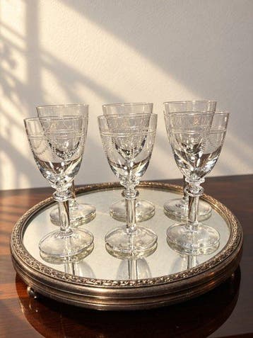 Drinkservies voor 6 (6) - Kristal