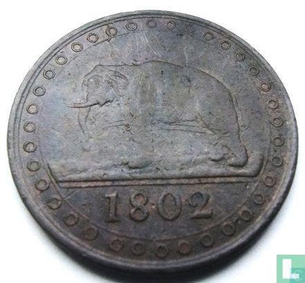 Ceylon 1/96 rixdollar 1802, Timbres & Monnaies, Monnaies | Asie, Envoi