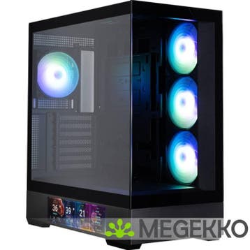 Zalman P40 DS BLACK Midi Tower Zwart, Verzenden
