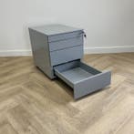 ladeblok 4 lades en sleutel (hxbxd) 52x42x58 cm, grijs, Gebruikt, Metaal