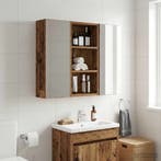vidaXL Badkamer wandkast Oudhout 30 x 16 x 62,5 cm, Verzenden