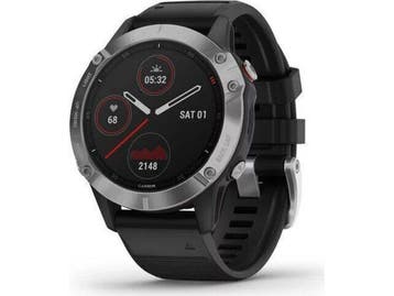Garmin Fenix 6 (2019) - zwart/zilver, Bijoux, Sacs & Beauté, Montres connectées, Verzenden