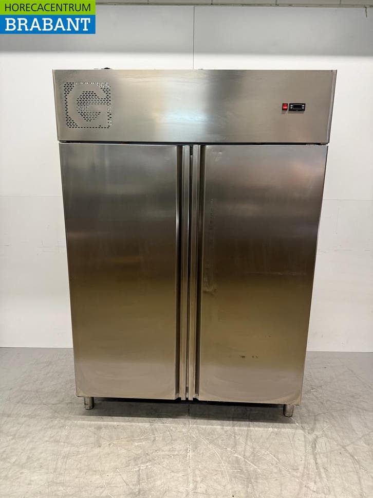 Réfrigérateur double porte en acier inoxydable 1400 litres, Zakelijke goederen, Horeca | Keukenapparatuur, Verzenden