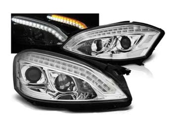Xenon koplampen Daylight Chrome geschikt voor Mercedes W221, Verzenden, Nieuw, Mercedes-Benz
