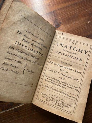 Thomas Gibson - The Anatomy of Humane Bodies Epitomized -