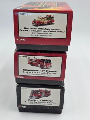 Corgi 1:50 - Camion miniature (3) - Seagrave 70th