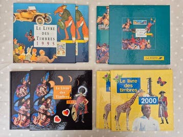 Frankrijk 1997/2000 - Set van 4 postzegelboeken in hun etuis, Gestempeld