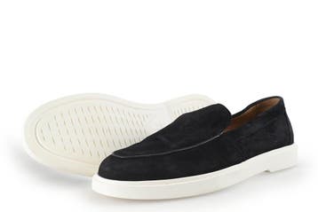 Manfield Instappers in maat 41 Blauw, Manfield, Overige typen, Gedragen, Verzenden