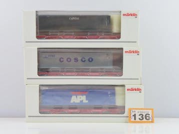 Märklin H0 - 47688-03/47688-05/47688-06 - Wagon de, Hobby en Vrije tijd, Nieuw