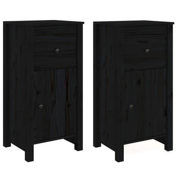 Grenenhout Kast 2st | Tweede kansje | OP = OP (dressoir), Huis en Inrichting, Kasten | Dressoirs, Minder dan 50 cm, Verzenden