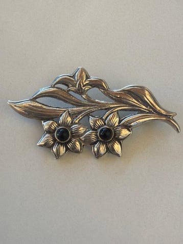 Zonder minimumprijs - Broche Zilver - 925 zilveren broche