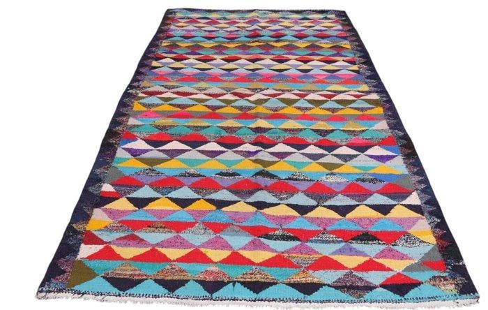 Kelim Modern Caucus Kilim - Vintage Armeense Kunst - Kelim -, Huis en Inrichting, Stoffering | Tapijten en Vloerkleden
