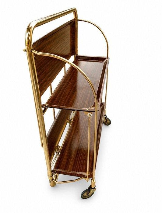 Bremshey & co - Serveerwagen - Dinett - Gerlinol - Vintage, Antiek en Kunst, Kunst | Designobjecten