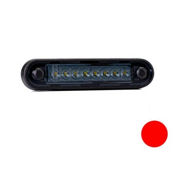 Fristom LED Markeringslamp Rood Dark Look Lang FT-073, Ophalen of Verzenden, Nieuw