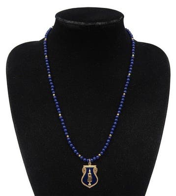 Lapis lazuli - Beschermende Boeddha – Klooster Medaille –