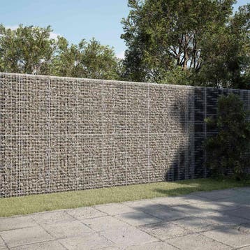 vidaXL Gabion met 3,5 mm Draad en 5x2,5 cm Gaas 400x30x200, Tuin en Terras, Verzenden, Nieuw