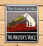 Emaille reclamebord His Masters, Collections, Marques & Objets publicitaires, Verzenden