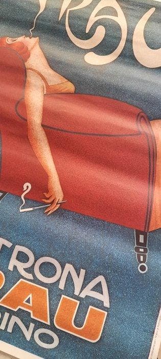 Giovanni Nanni - Manifesto Pubblicitario Vintage Poltrona
