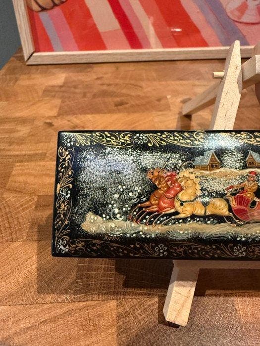 Kholui - Sieradendoos - Papier-maché - Troika, Antiek en Kunst, Curiosa en Brocante