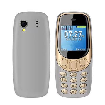 Q3308 Mini Telefoon - 1.33 inch HD Scherm - Dual SIM -, Verzenden, Nieuw