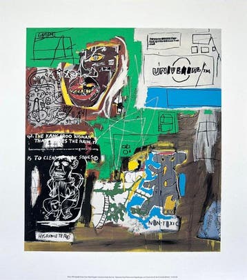 Jean-Michel Basquiat (1960-1988) - Sienna - Giclée - 50x45 -