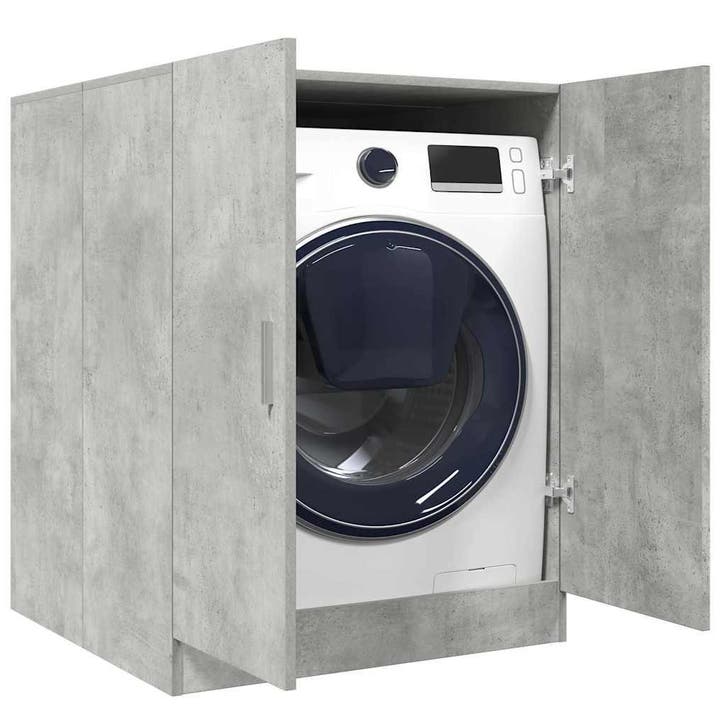 vidaXL Wasmachinekast 70,5x71,5x91,5 cm betongrijs, Elektronische apparatuur, Wasmachines, Nieuw, Verzenden